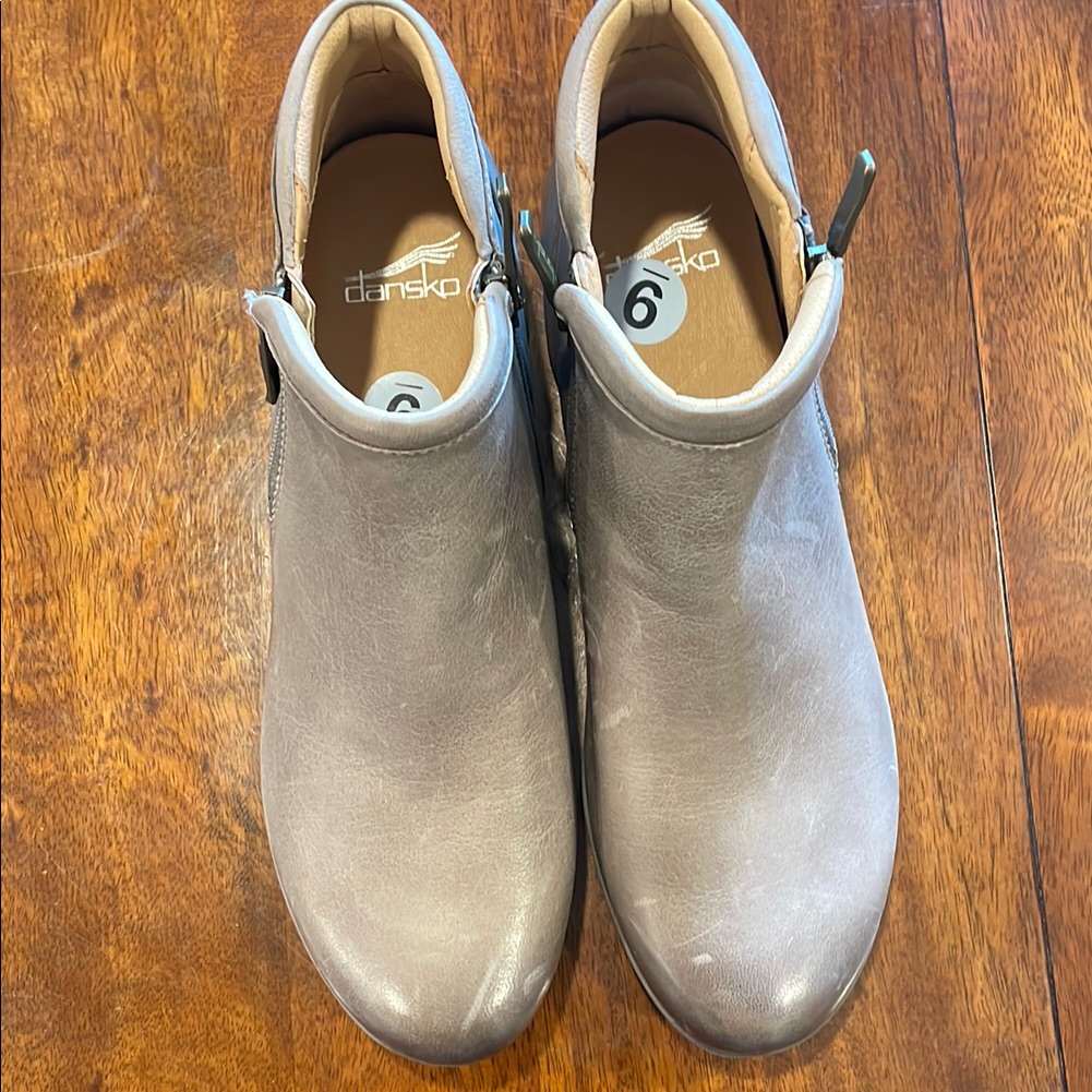 Dansko Gray Ankle Boots